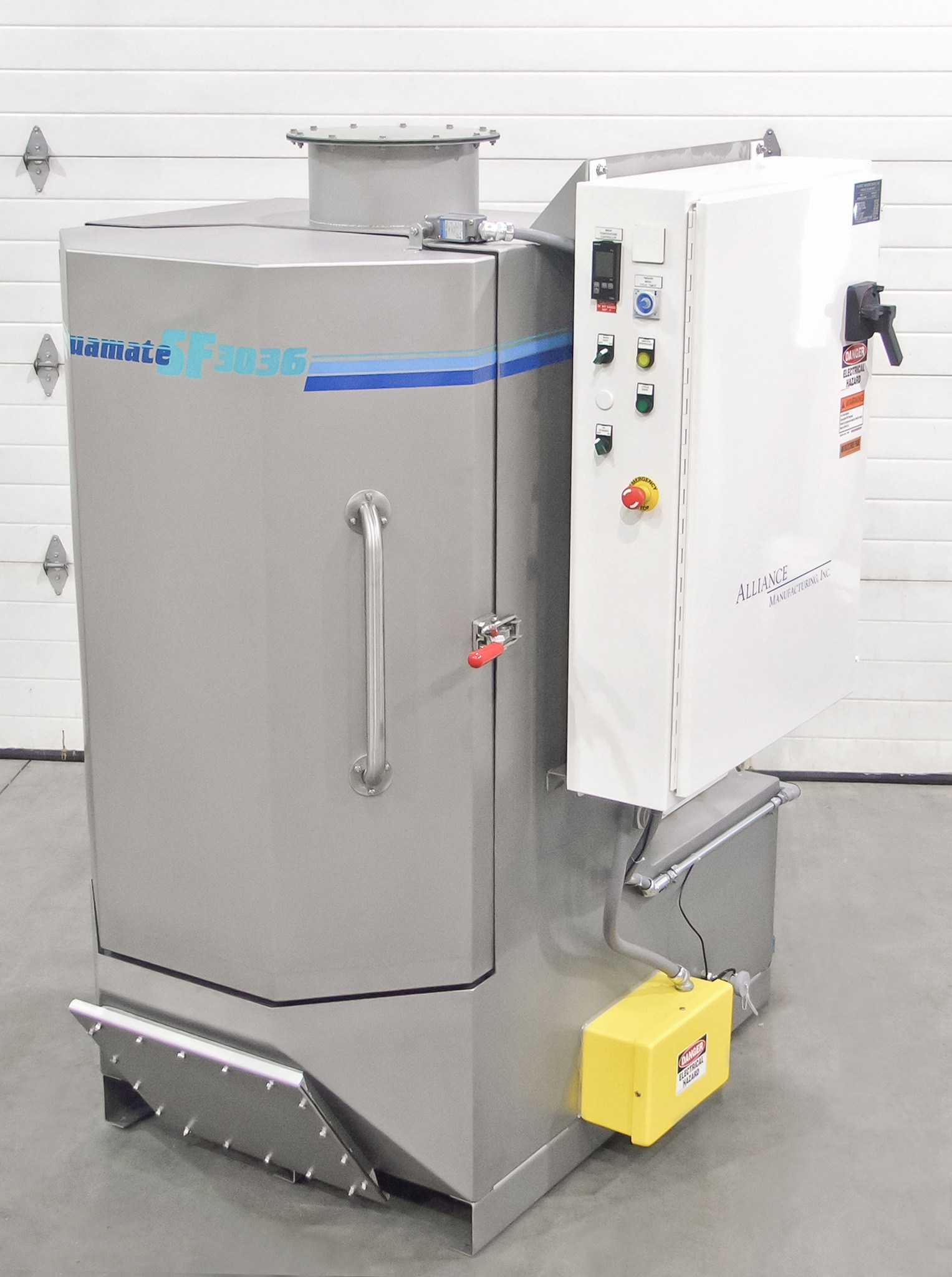 Stationary fixture parts washer