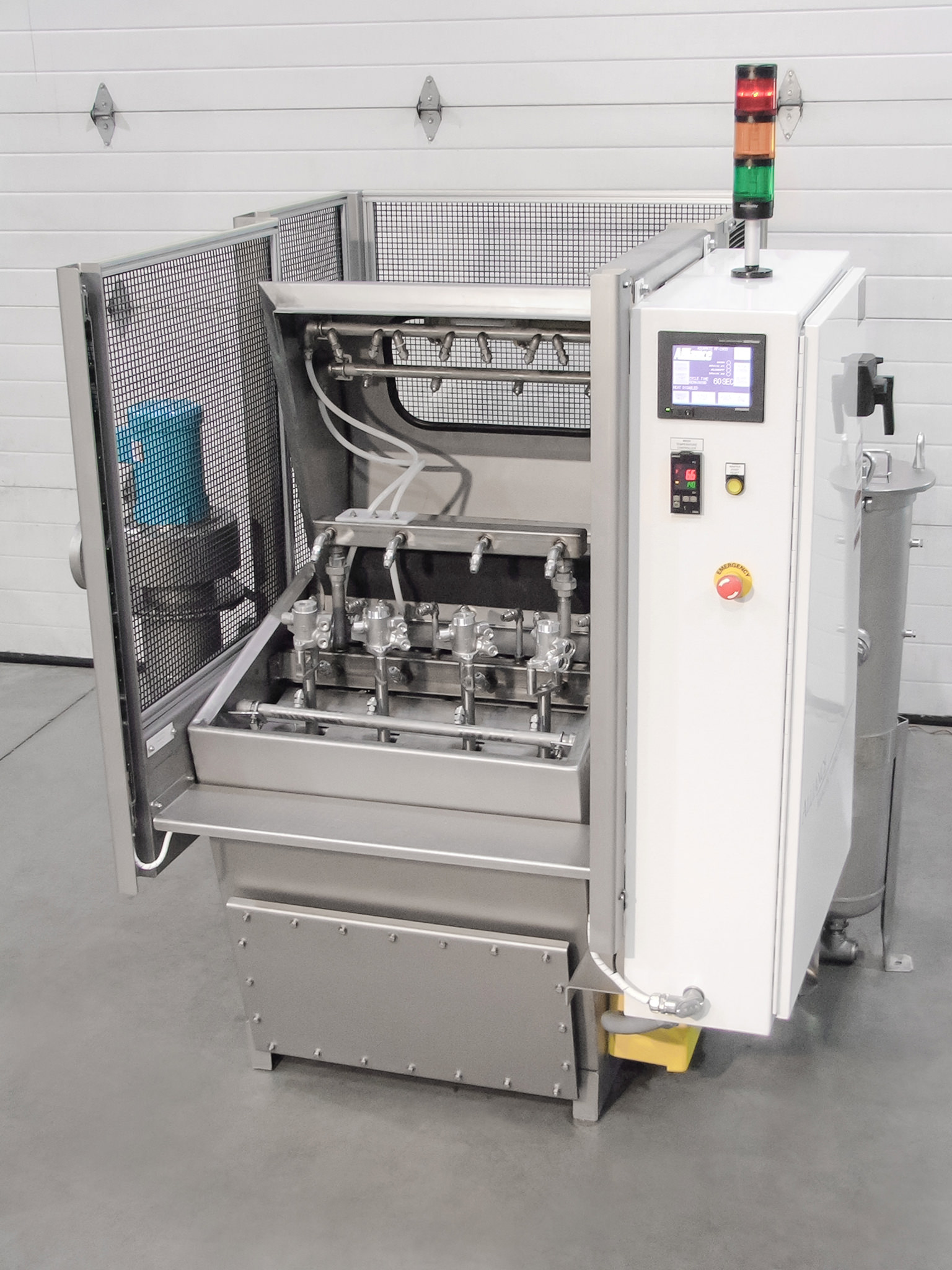 Valve housing washer for cellular manufacturing