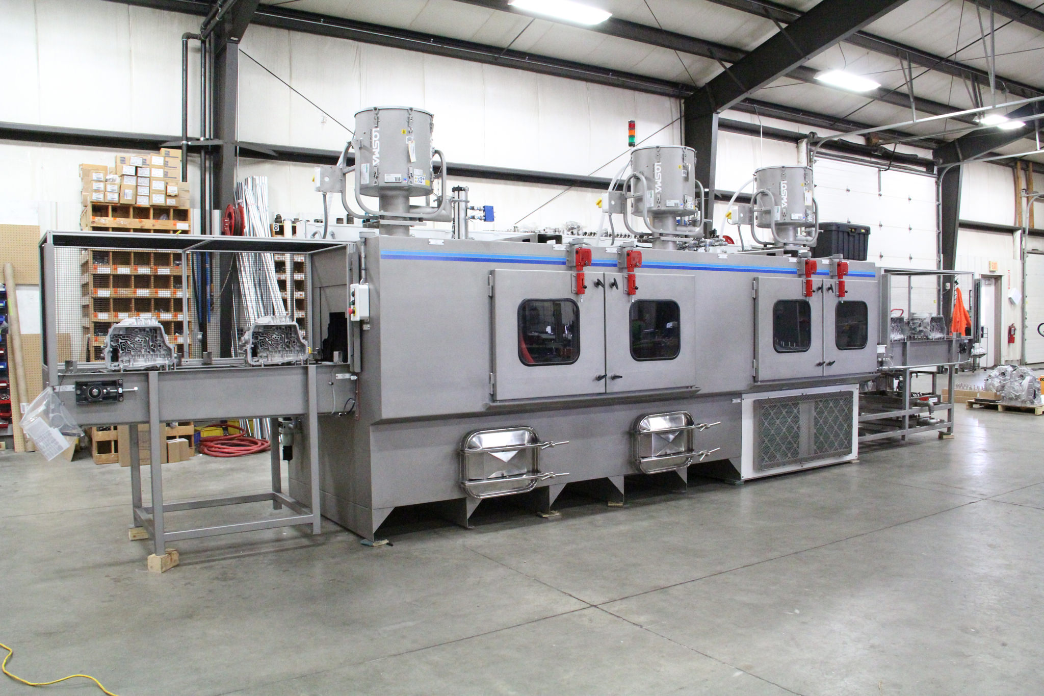 Parts washer for Ford transmission case