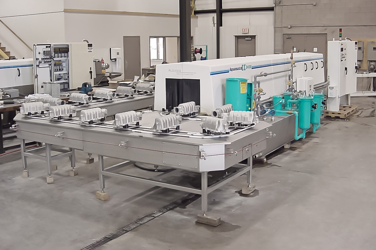 Aquamaster CC-2400 with dual chain indexing conveyor