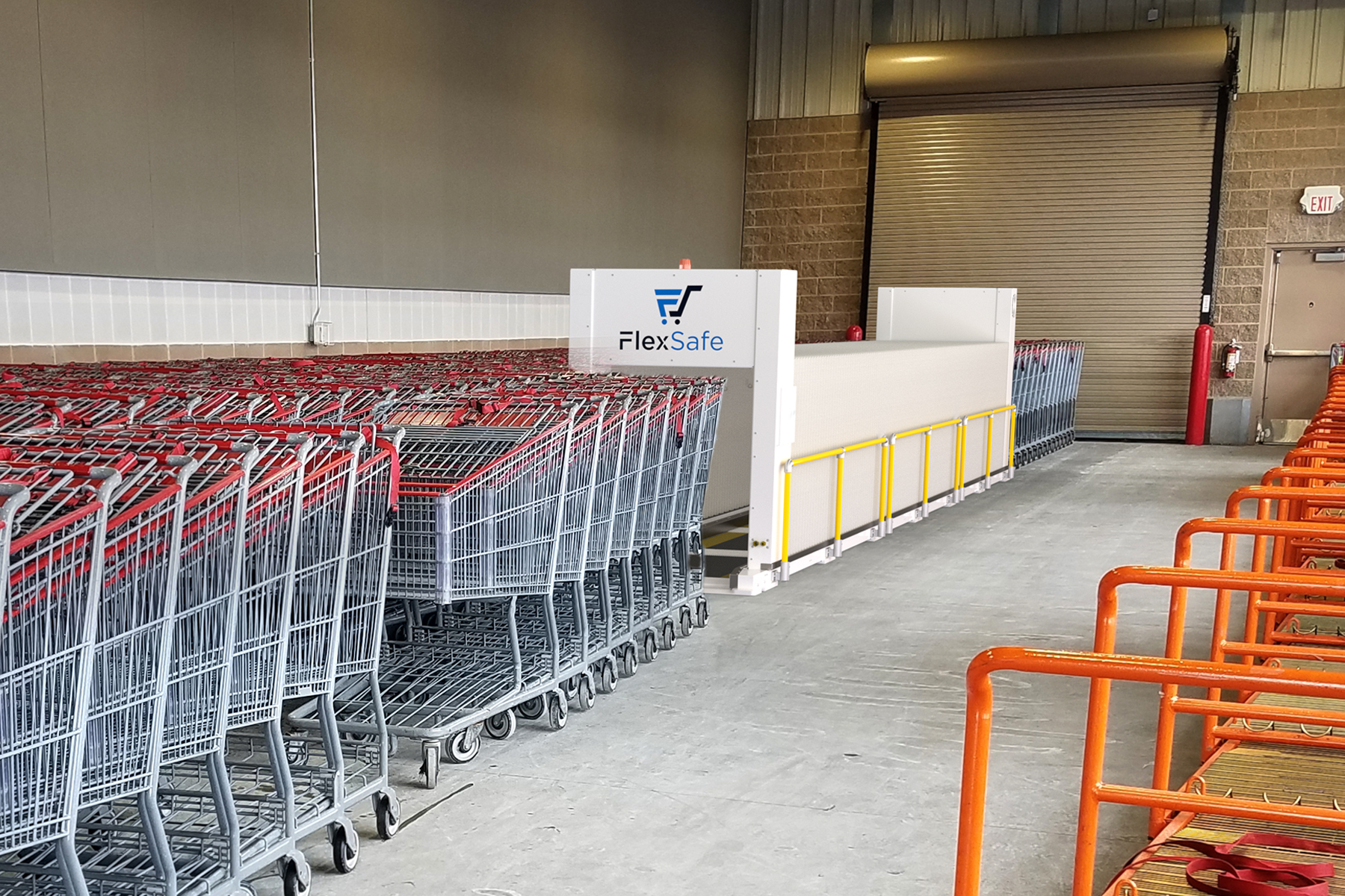 FlexSafe shopping cart sanitizer