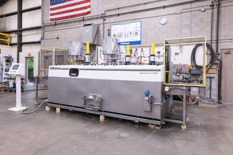 Cleaning Cast Aluminum Lower Blocks (1022) Alliance Manufacturing