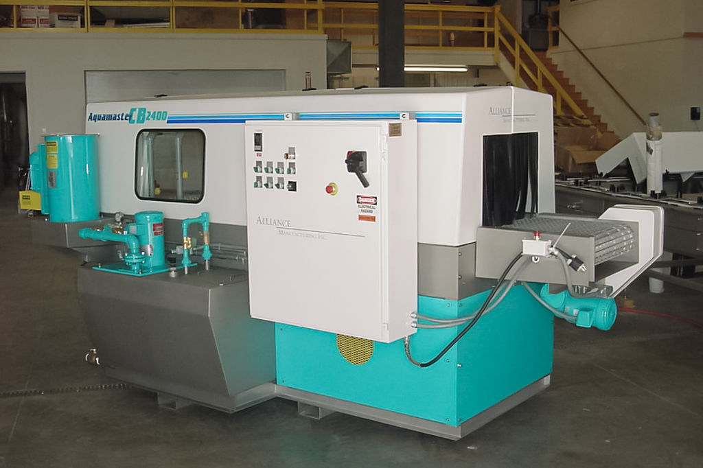 250 EXTERIOR Aquamaster CB-2400 (Machine #250) Conveyorized Belt Cleaning System