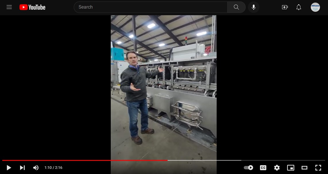 features on our new standard line of industrial parts washers video